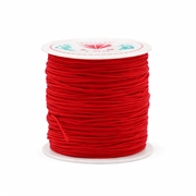 Knyttesnor - Nylonsnor. 0.8 mm. 50 meter. Rød